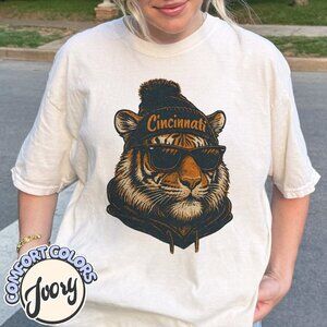 Cincinnati Football Old School Edition Comfort Colors Tee 159